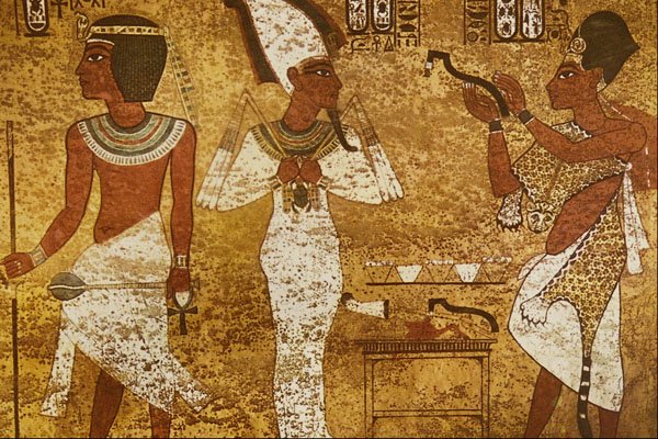 503030 King Ai Opening Mouth Of King Tutankhamen  A4 Photo Print
