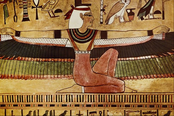 503032 Isis Extends Winged Arms , Seti I Grave, Egypt A4 Photo Print