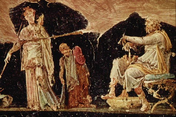 503059 Fresco With Figures , Pompei A4 Photo Print