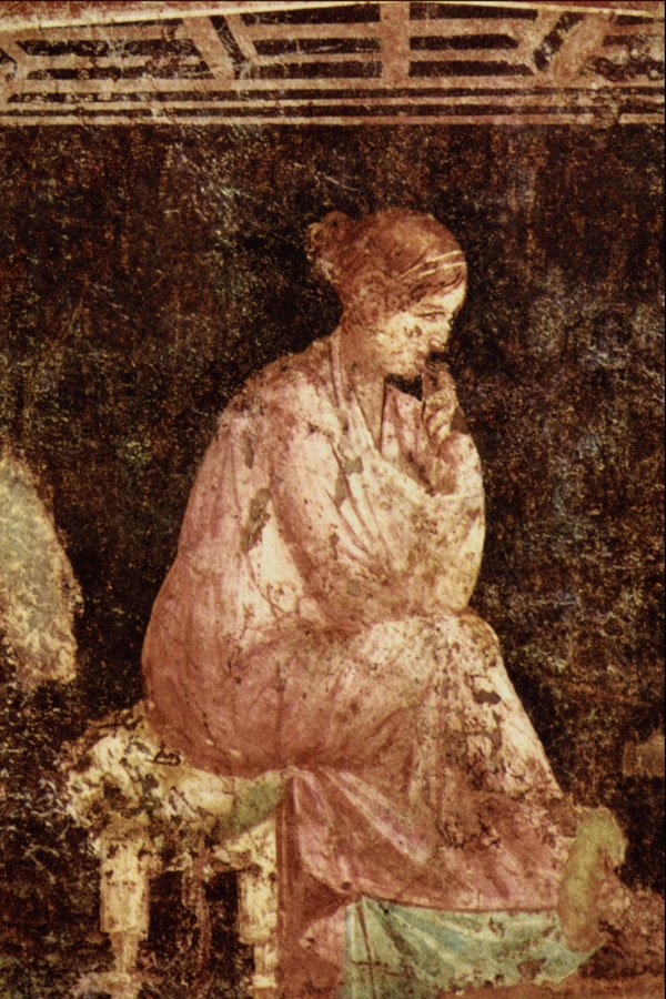 503062 Seated Woman , National Museum, Naples A4 Photo Print