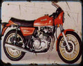 504 Sport 80 A4 Photo Print Motorbike Vintage Aged