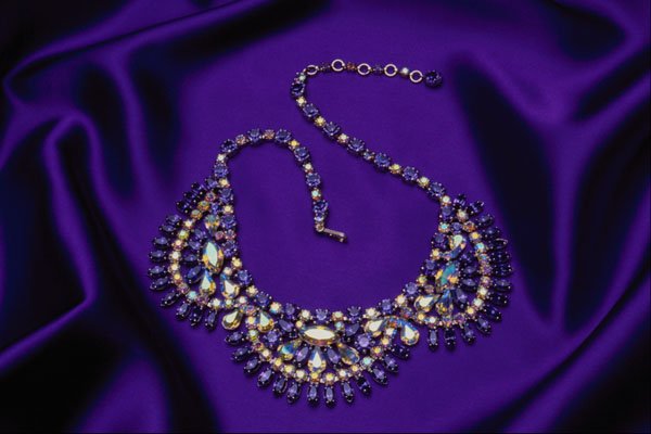 504004 Rhinestone Necklace A4 Photo Print