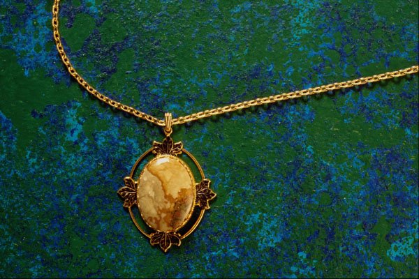 504006 Marble Necklace A4 Photo Print