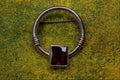 504068 Sterling Silver Brooch With Garnet A4 Photo Print