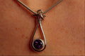 504072 Sterling Silver Pendant With Topaz A4 Photo Print