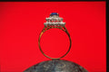 504081 Diamond And Sapphire Ring A4 Photo Print