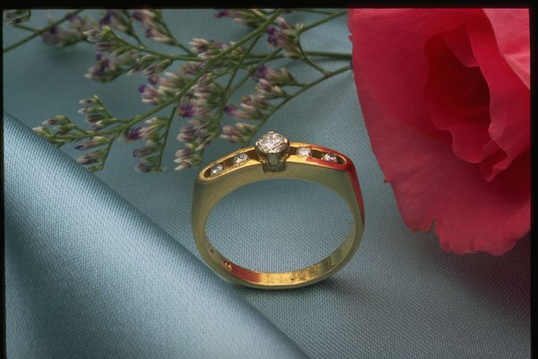 504092 14K Gold, Diamonds A4 Photo Print