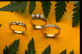 504095 Diamond Rings A4 Photo Print