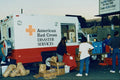 505008 Red Cross, Near Interstate 880 Collapse, Oakland, CA A4 Photo Print