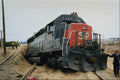505033 Freight Train Derailment, Accident Destroyed Homes A4 Photo Print