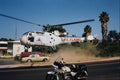 505044 Life Flight Lands, Fatal High rise Fire A4 Photo Print