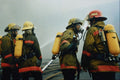 505045 Breathing Apparatus In Use At Multi alarm Commercial Fire A4 Photo Print