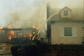 505051 House On Right About To Burst Into Flames, Canyon Fire A4 Photo Print