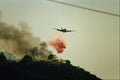 505052 Douglas DC4G Air Tanker Drops Retardant, Canyon Fire A4 Photo Print
