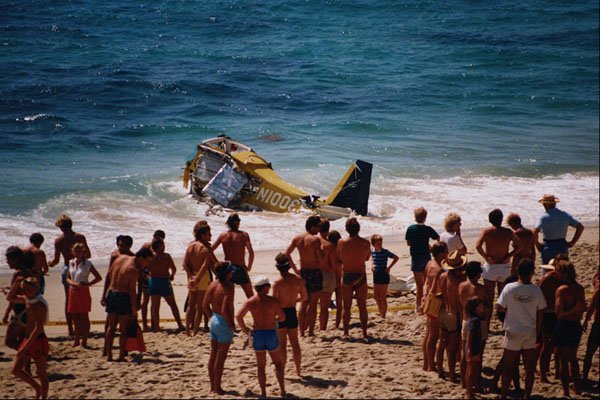505056 Fatal Light Plane Crash Off Beach At La Jolla, CA A4 Photo Print