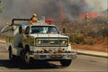 505076 Brush Engine Company Crew Near A Major Freeway A4 Photo Print
