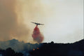 505081 Forestry Air Attack Drops Retardant At Wildlands Fire A4 Photo Print