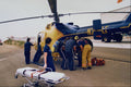 505097 Life Flight About To Transport Victim From Traffic Accident A4 Photo Print