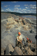 506020 Working On Dam Project, Nova Scotia A4 Photo Print