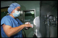 506039 Nurse Scrubbing For Operating Room A4 Photo Print