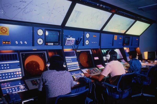 506053 Air Traffic Control, International Airport, Brunei A4 Photo Print