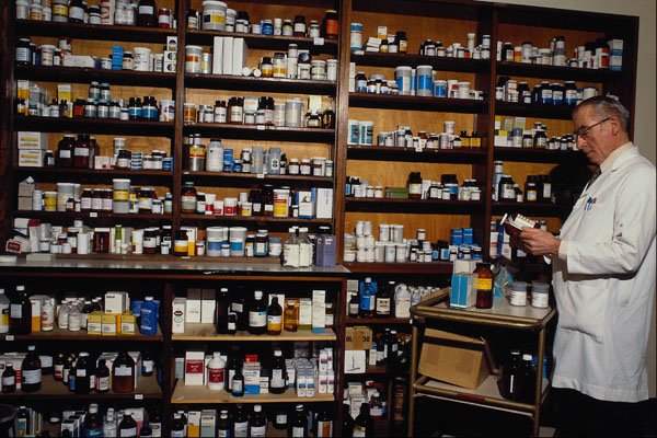 506087 Hospital Pharmacy A4 Photo Print