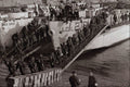 507014 Troops Boarding L.C.I., 1944, Milne, DND PA 132811 A4 Photo Print