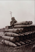 507034 Signaller Receives Orders, France, 1944, Bell, DND PA 131380 A4 Photo Print