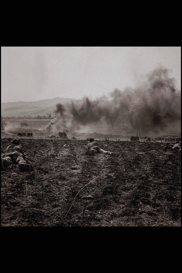507043 P.P.C.L.I. In Action, Sicily, 1943, Royal, DND PA 163670 A4 Photo Print