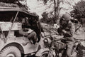 507069 Dispatch Rider, France, 1944, Dean, DND PA 137516 A4 Photo Print