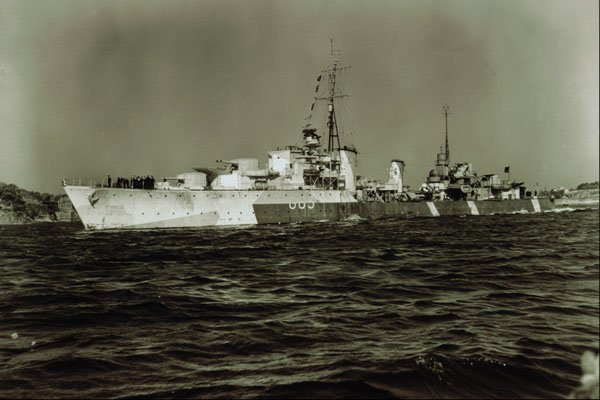 507072 HMCS HAIDA, England, 1944, Bell, DND PA 112359 A4 Photo Print