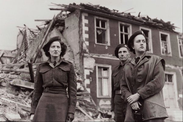 507079 C.W.A.C.s Enter Hamm, Germany, 1945, Hermiston, DND PA 128229 A4 Photo Print