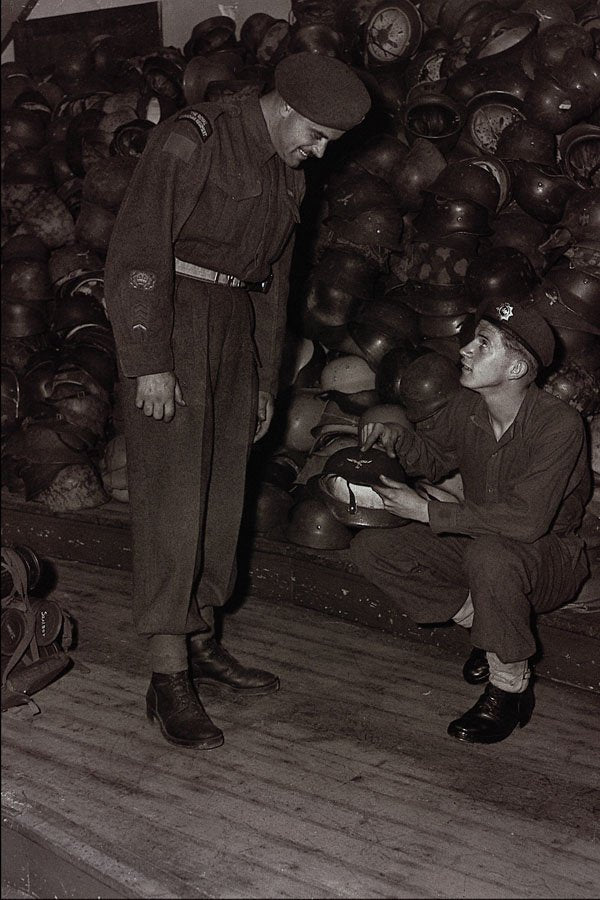 507097 German Disarmament, Netherlands, 1945, Stirton, DND PA 151926 A4 Photo Print