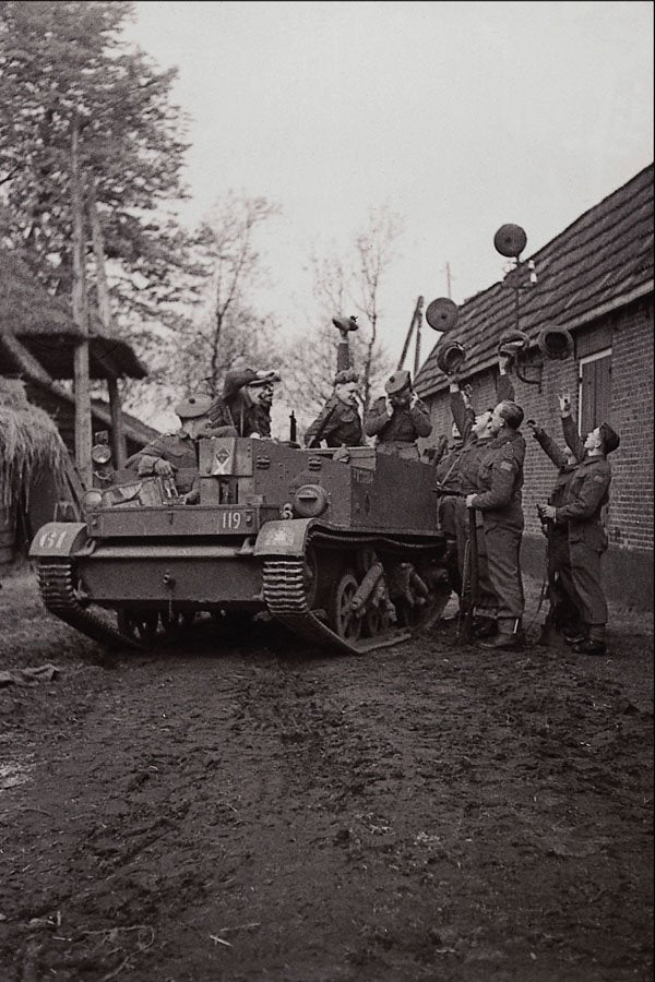 507099 Learning Of War End, Netherlands, 1945, Deans, DND PA 134450 A4 Photo Print