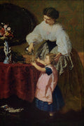 508001 Mother Love , Friedrich Kraus A4 Photo Print