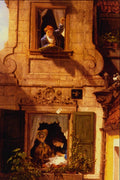 508004 The Intercepted Love Letter , Carl Spitzweg A4 Photo Print