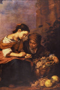 508019 La Petite Vendeuse De Fruits , Bartolome Esteban Murillo A4 Photo Print