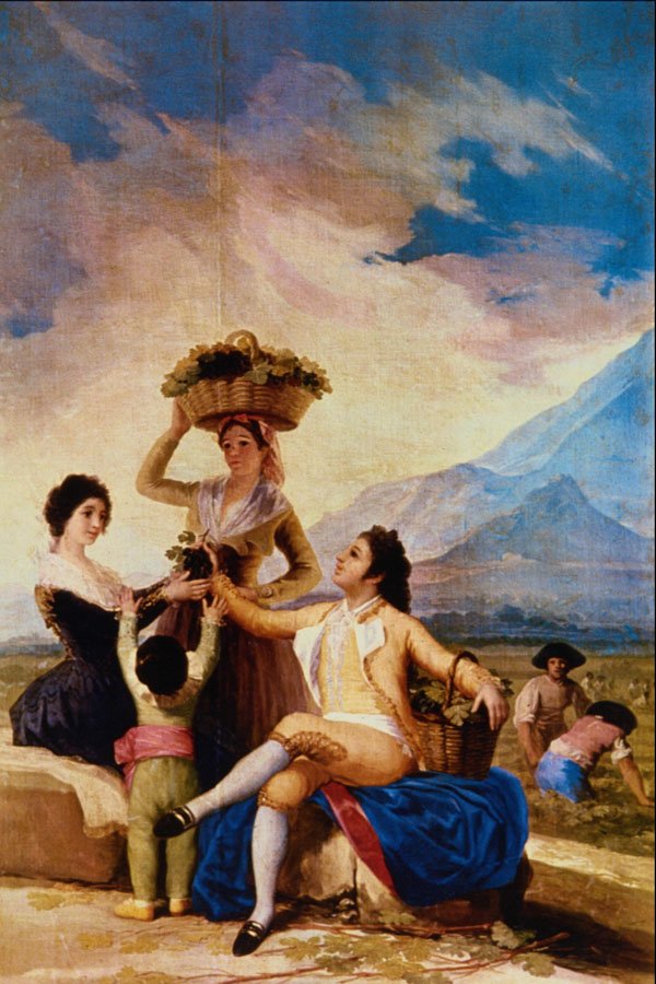 508021 La Vendange , Francisco De Goya A4 Photo Print