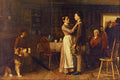508026 Breaking Home Ties (1890), Thomas Hovenden A4 Photo Print