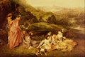 508050 L'Amore Quieto , Jean Antoine Watteau A4 Photo Print