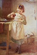 508068 Kitty's Breakfast , Emily Farmer A4 Photo Print