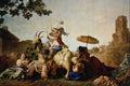 508072 Children At Play (detail), Jean Jacques Bachelier A4 Photo Print
