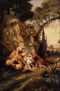 508077 Les Plaisir De La Vie Champetre , Francois Boucher A4 Photo Print
