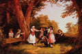 508084 Blind Man's Bluff , Ludwig Knaus A4 Photo Print