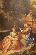 508086 Lezione Di Musica , Francois Boucher A4 Photo Print