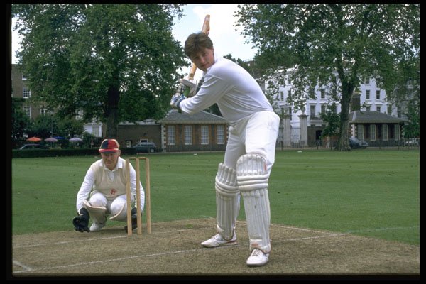 509001 A Cricket Batsman A4 Photo Print