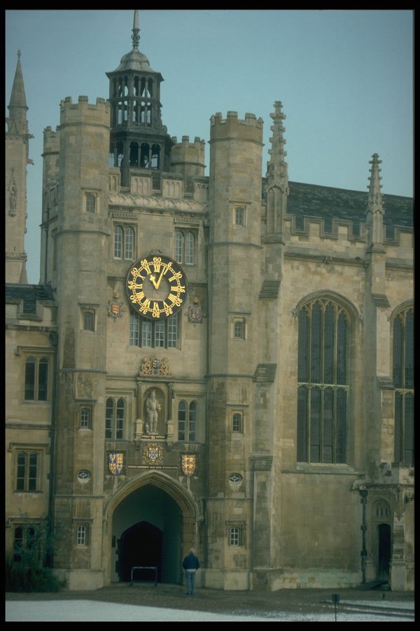 509005 The Clock Tower, Trinity College, Cambridge A4 Photo Print