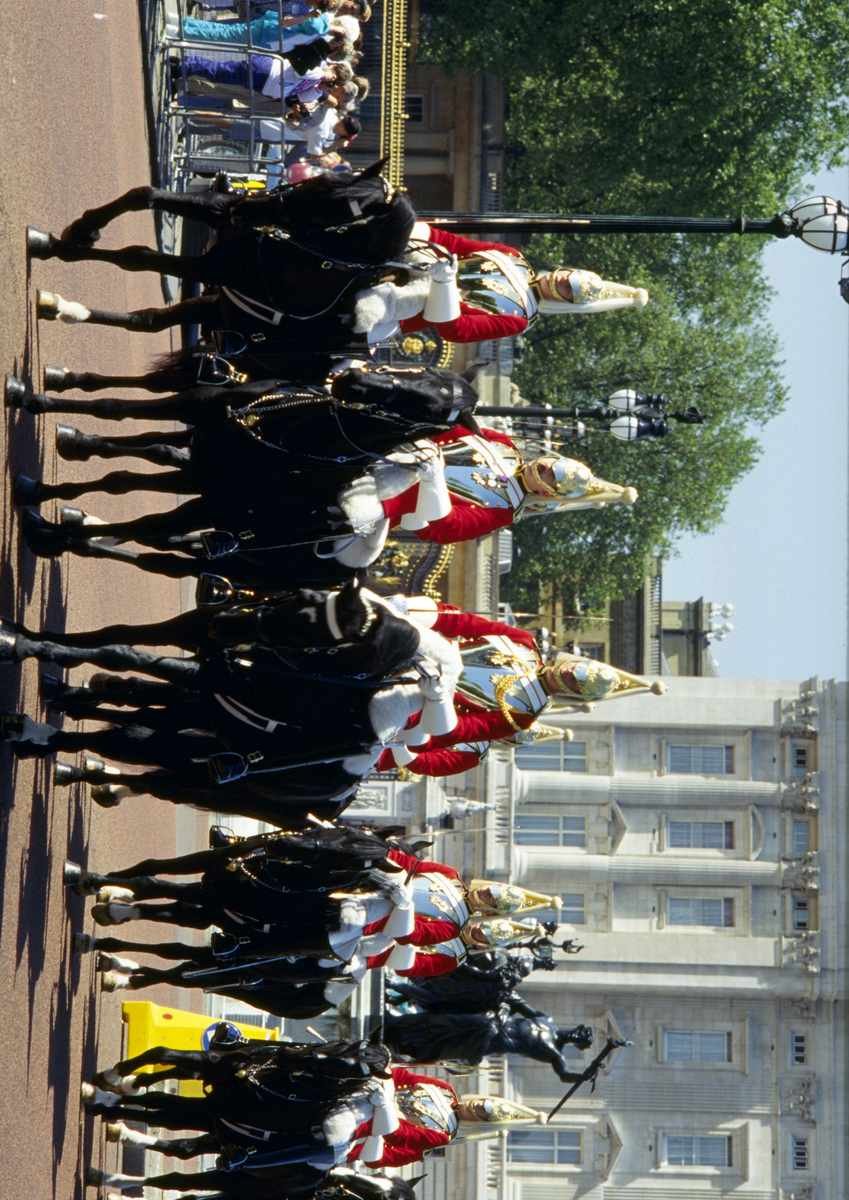 509019 Household Cavalry On Horseback London A4 Photo Print