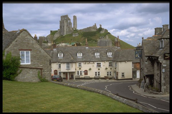509039 Corfe Castle, Dorset A4 Photo Print