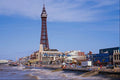 509051 Blackpool Tower And Beach, Lancashire A4 Photo Print
